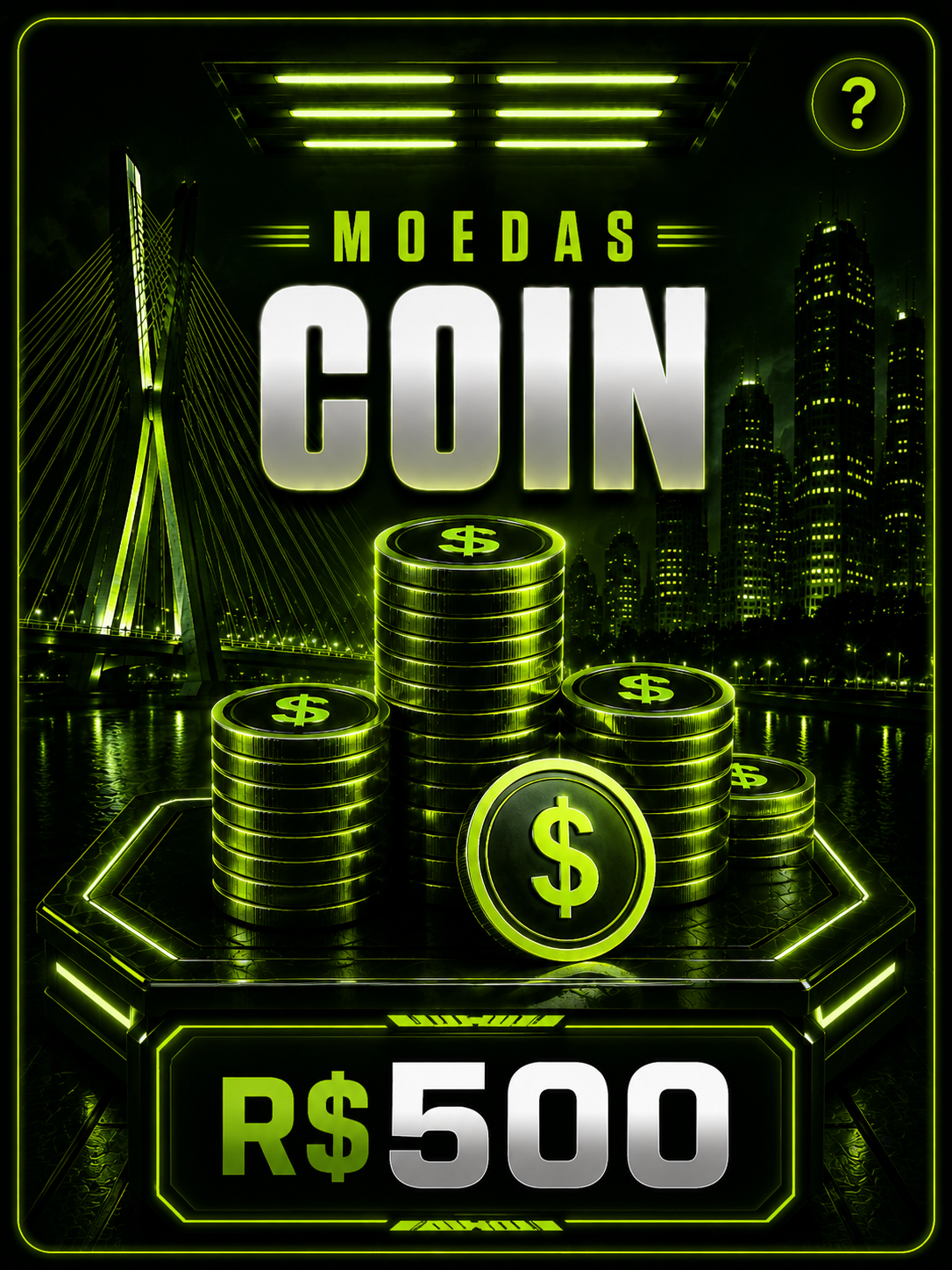 VIP Diamante Coins Card